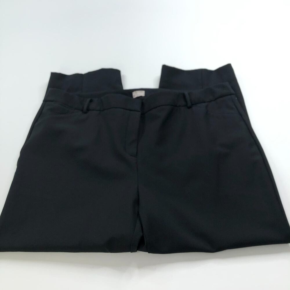 Chico's 4R US 20 (Fit 43W 27L) High Rise Tapered Trouser Pants Black MINT